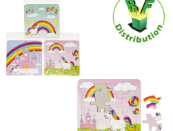 7358---puzzle-licorne 14 x 14 x 3cm